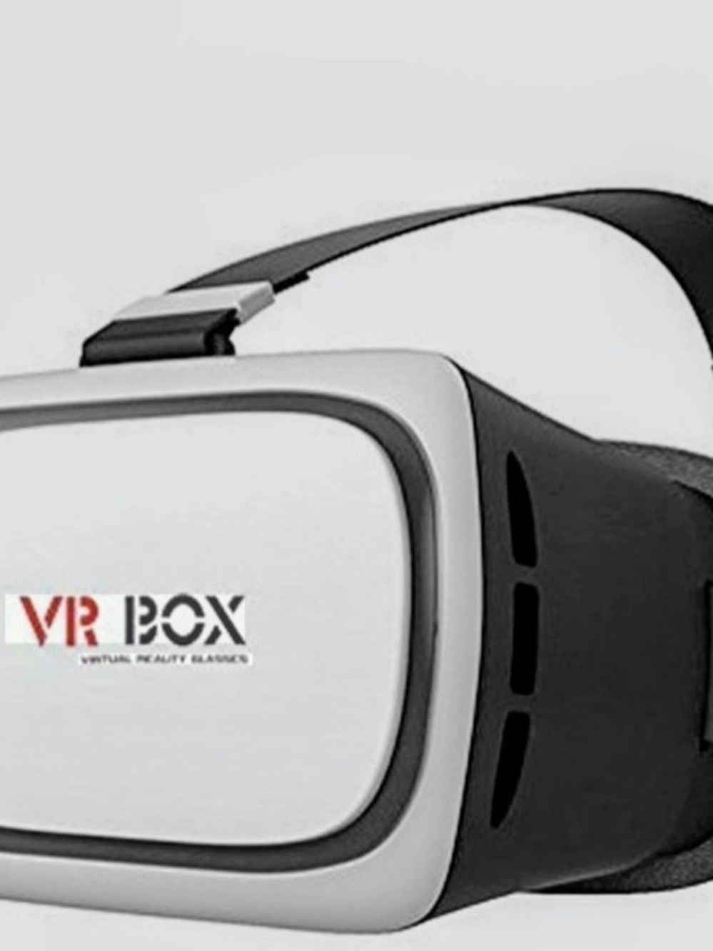 Mobile Virtual Reality Headset - White and Black